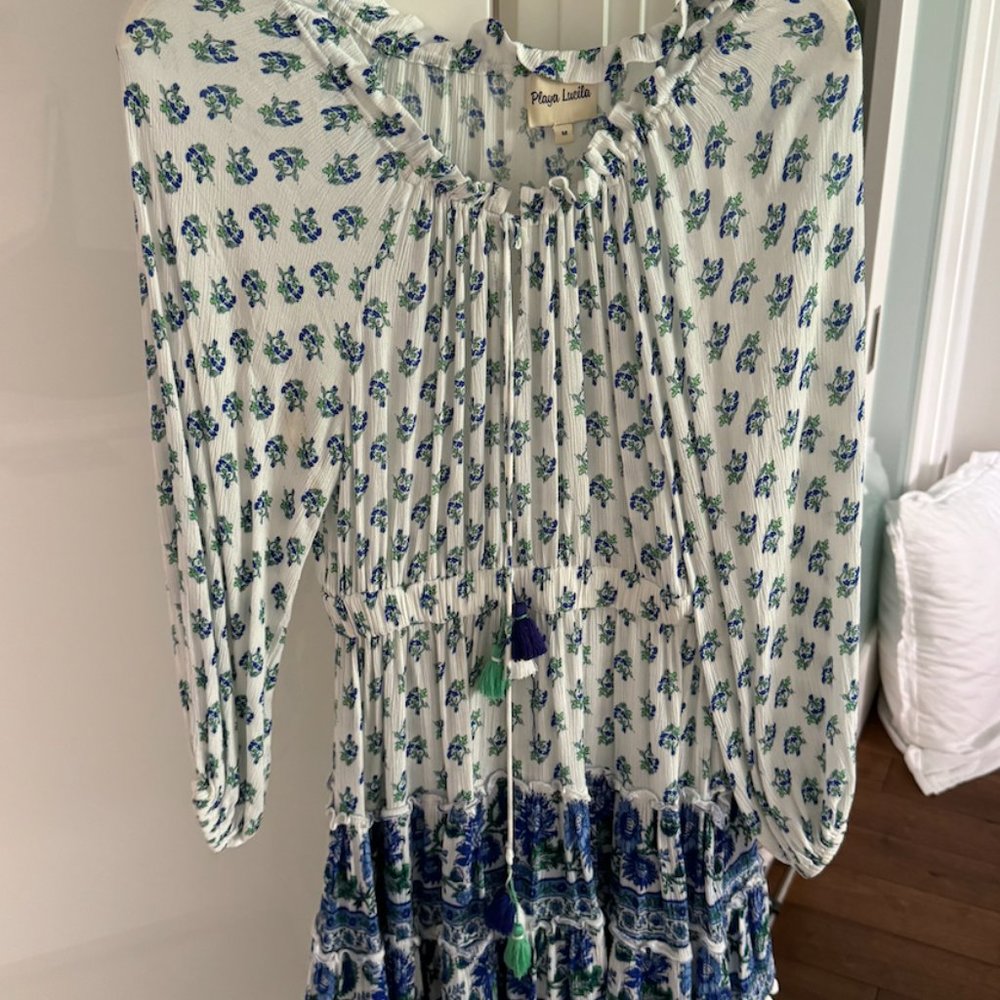 Playa Lucila Printed Short Dress  Printed Short Dress Size MEDIUM - Picture 7 of 10